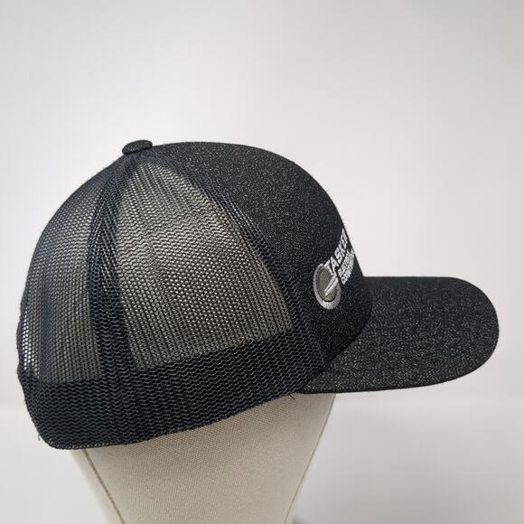 Tasker Electrical Construction MVE Trucker Hat Black One Size Pacific Headwear - Picture 5 of 10